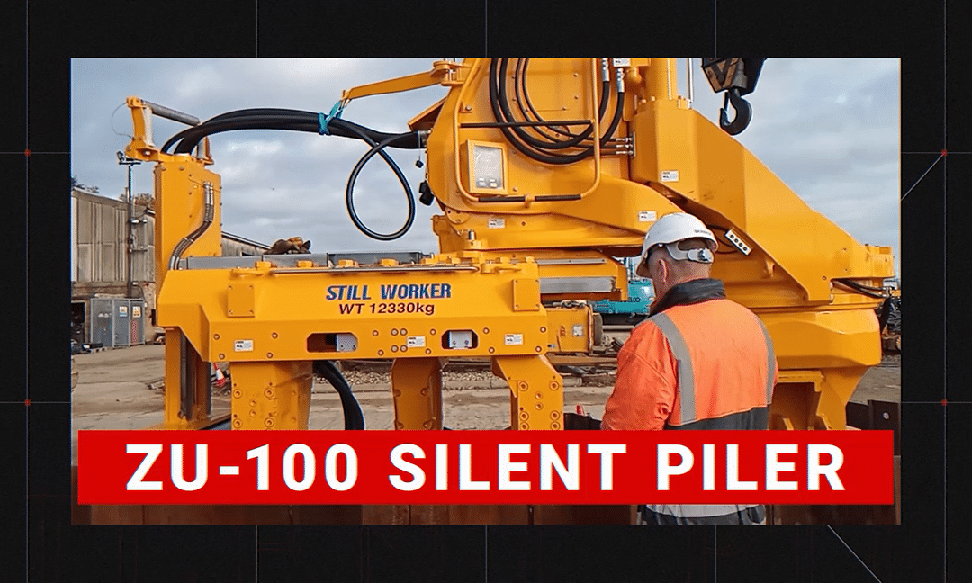 THE FIRST SILENT PILER FOR MHZ SHEET PILES IN SOUTHEAST ASIA